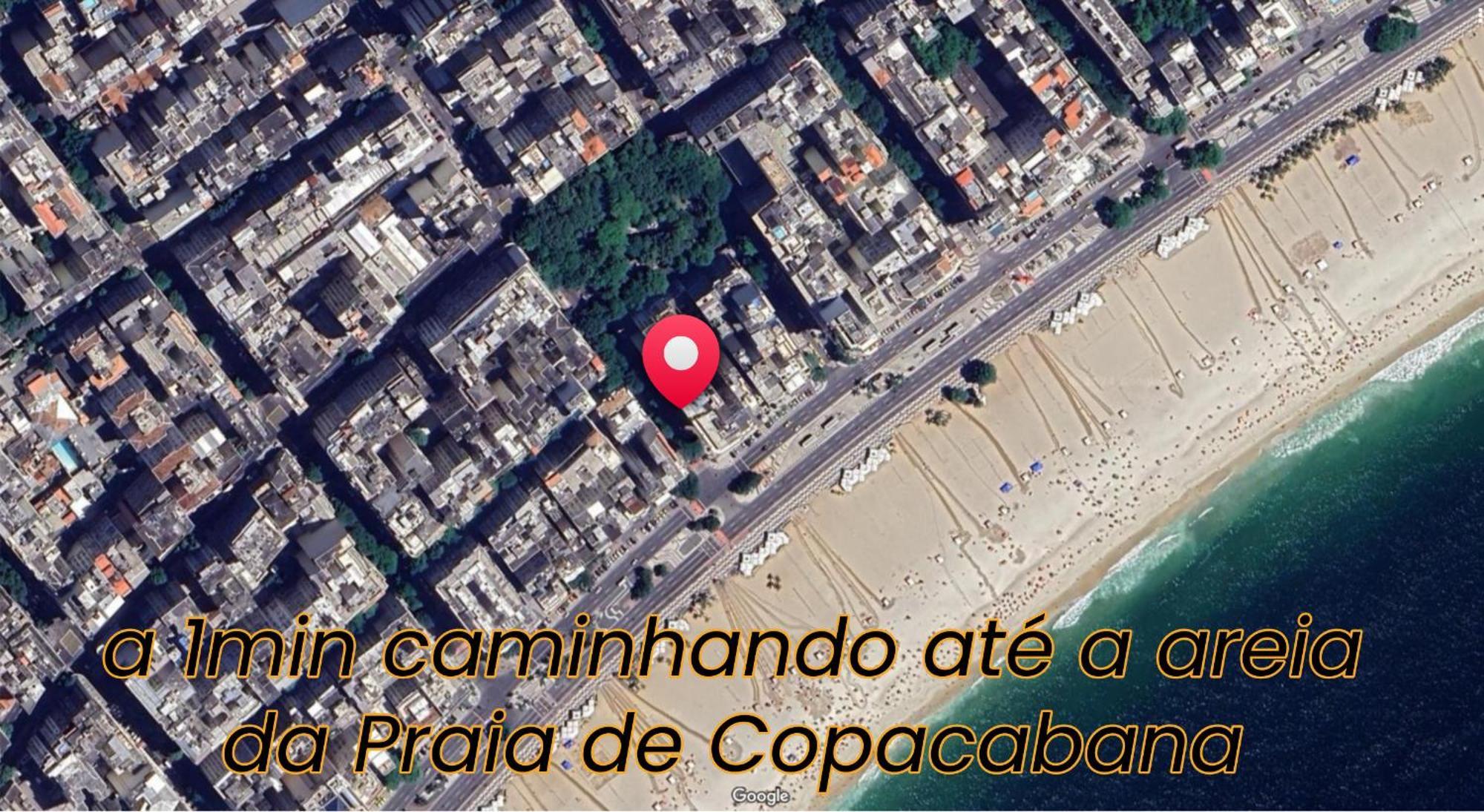 Excelente Apartamento A 1Min Da Praia De Copacabana Rio de Janeiro Bagian luar foto